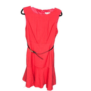 NWT  Liz Claiborne sleeveless belted dress